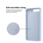 iPhone 15 Plus ködkék szilikon tok