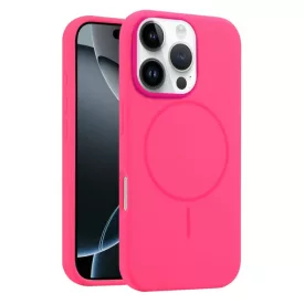 iPhone 13 Pro Max rózsaszín MagSafe szilikon tok