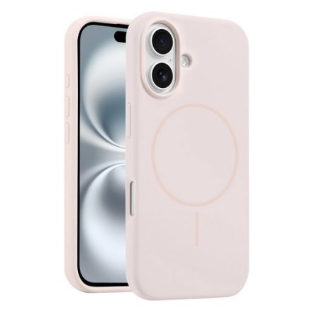iPhone 16 púder MagSafe szilikon tok