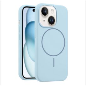 iPhone 13 ködkék MagSafe szilikon tok